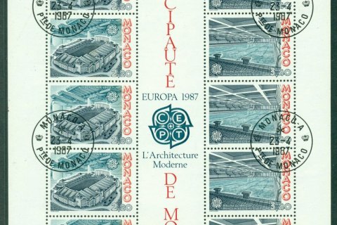 Monaco-1987-Europa-MS-FDI-CTO-Lot17610