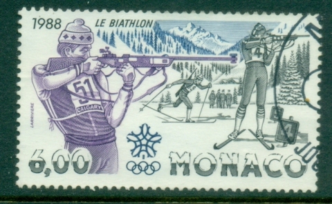 Monaco-1988-Winter-Olympics-Calgary-6f-FU