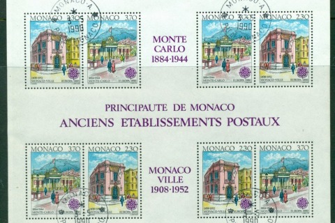Monaco-1990-Europa-MS-FDI-CTO-Lot17613