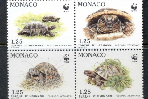 Monaco-1991-WWF-Hermans-Tortoise-blk-MUH