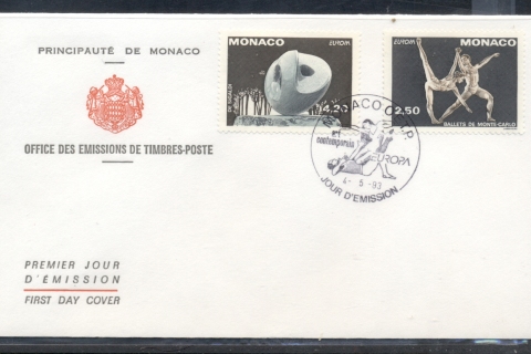 Monaco-1993-Europa-Modern-Art-FDC