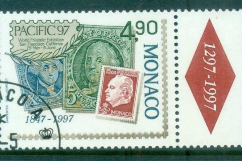 Monaco-1997-Pacific-95-Stamp-Ex-CTO