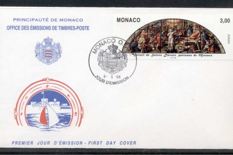 Monaco-1998-Europa-Holidays-Festivals-FDC