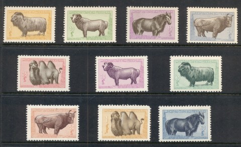 Mongolia-1958-Wildlife-MUH