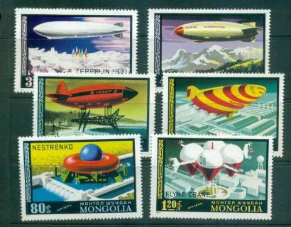 Mongolia-1977-Airships-MUH-lot55988