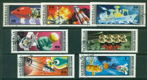 Mongolia-1977-Space-CTO-Lot21192