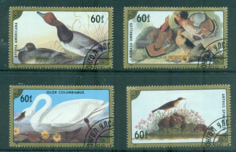 Mongolia-1986-North-American-Birds-CTO