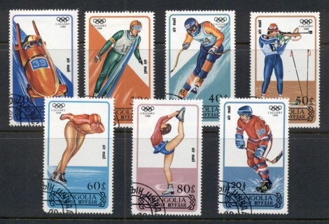 Mongolia-1988-Winter-Olympics-Calgary-CTO