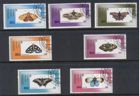 Mongolia-1990-Insects-Butterflies-Moths-CTO