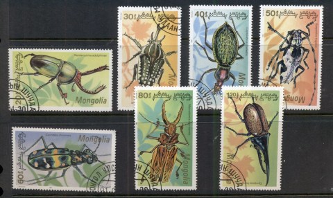 Mongolia-1991-Insects-Beetles-CTO