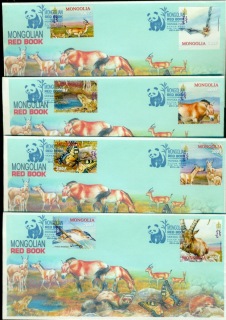 Mongolia-2014-Red-Book-Endangered-Species-4xFDC