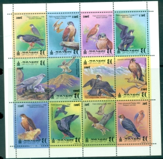 Mongolia-1999-Birds-Falcons-MS-MUH