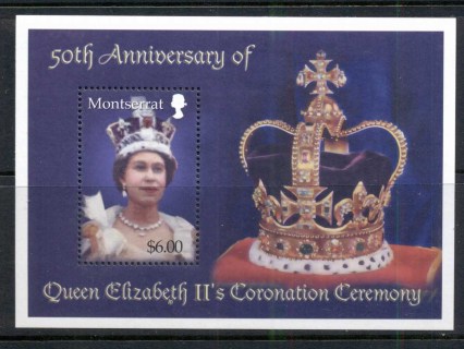 Montserrat-2003 QEII Coronation 50th Anniv. MS