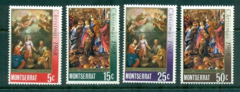 Montserrat-1968-Xmas-Paintings-MUH