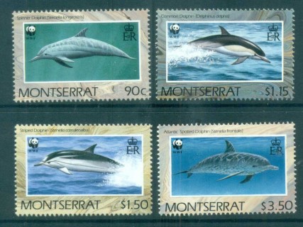 Montserrat-1990 WWF Dolphins