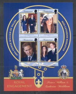 Montserrat-2011 Royal Engagement William & Kate $2.75 MS