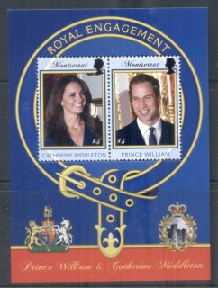 Montserrat-2011 Royal Engagement William & Kate $3 MS