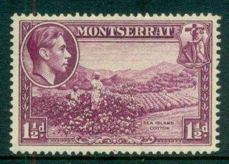 Montserrat-1941-48-KGVI-Pictorial-1-5d-MLH