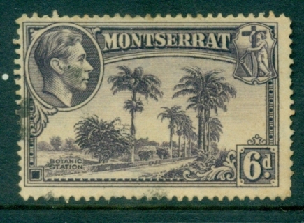 Montserrat-1941-48-KGVI-Pictorial-6d-FU