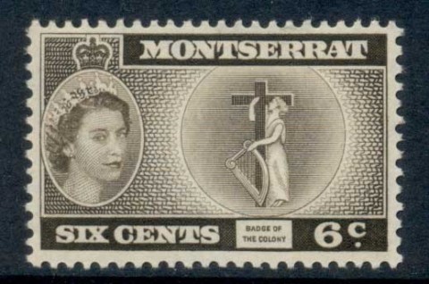 Montserrat-1953-57-QEII-Pictorial-6c-MUH