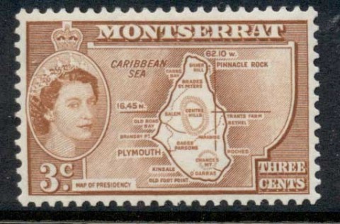 Montserrat-1953-57-QEII-Pictorial