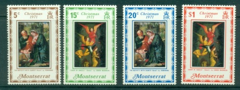 Montserrat-1971-Xmas-paintings-MUH