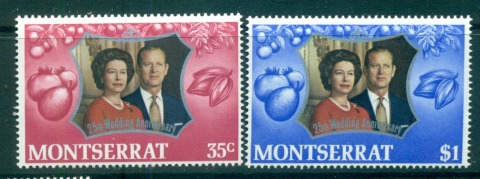 Montserrat-1972-QEII-Silver-Wedding-Anniversary-MUH-Lot55151