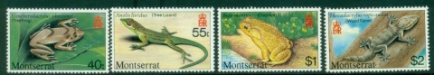 Montserrat-1980-Reptiles-and-Amphibians-MUH Montserrat-1980-Reptiles-and-Amphibians-MUH