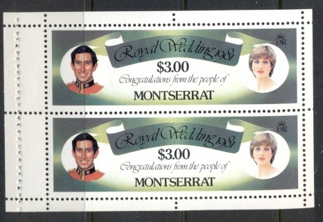 Montserrat-1981-Royal-Wedding-Charles-Diana-3-booklet-pane-MUH