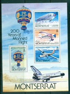 Montserrat-1983-Manned-Flight-Bicentenary-SPECIMEN-MS-MUH