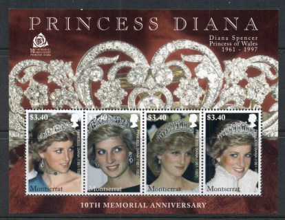 Montserrat-2007-Princess-Diana-in-Memoriam-10th-Anniversary-MS-MUH