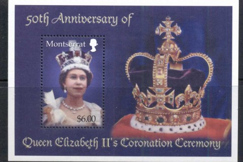 Montserrat-2003 QEII Coronation 50th Anniv. MS