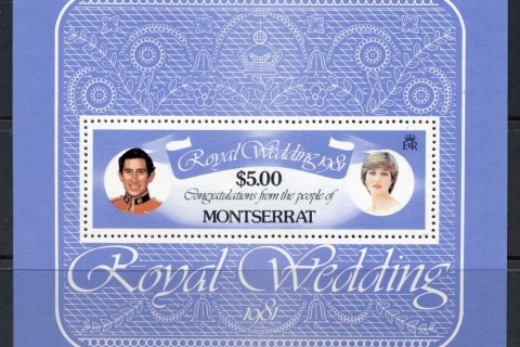 Montserrat-1981 Royal Wedding Charles & Diana