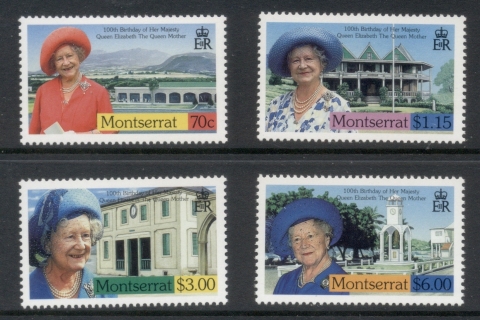 Montserrat-2000 Queen Mother 100th Birthday