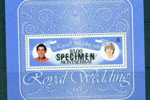 Montserrat-1981 Royal Wedding Charles & Diana
