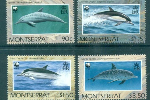 Montserrat-1990 WWF Dolphins