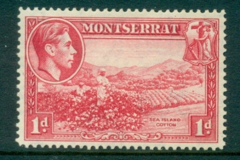 Montserrat-1941-48-KGVI-Pictorial-1d-MLH