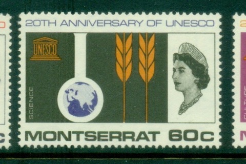 Montserrat-1966-UNESCO-20th-Anniversary-MUH