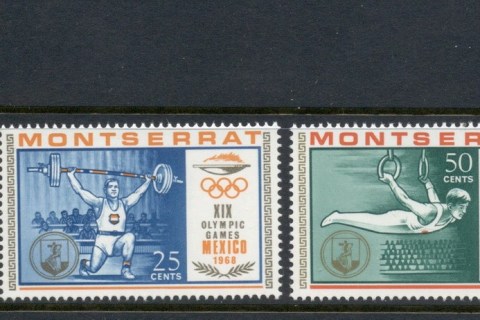 Montserrat-1968-Summer-Olympics-Mexico-City-MUH