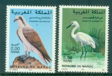 Morocco 1996-Birds-MUH