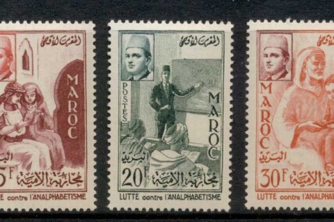 Morocco 1956 Campaign against Illiteracy