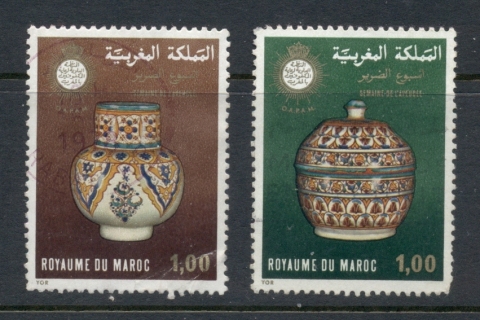 Morocco 1978 Week of the Blind, vases