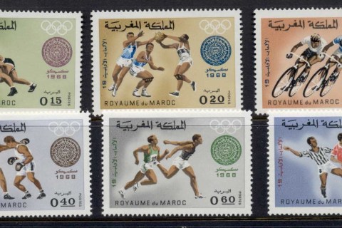Morocco 1968-Summer-Olympics-Mexico-City-MUH