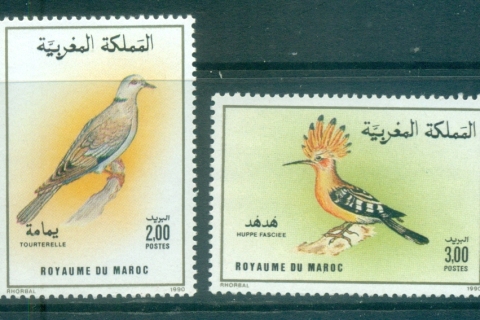 Morocco 1990-Birds-MUH
