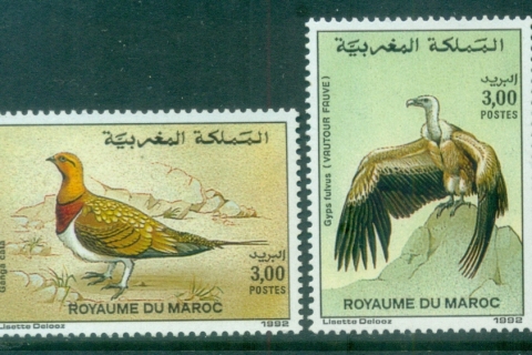 Morocco 1992-Birds-MUH