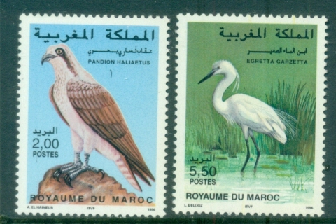 Morocco 1996-Birds-MUH