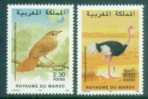 Morocco 1998-Birds-MUH