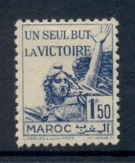 French Morocco 1943 One Aim Alone-Victory