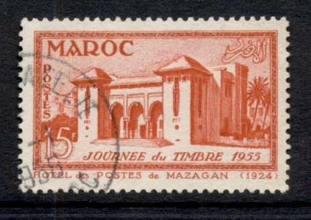 French Morocco 1955 Stamp Day