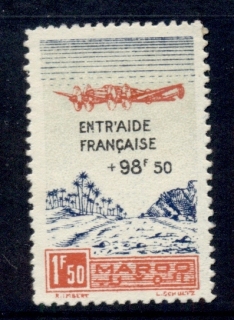 French Morocco 1944 Liberated French Opt